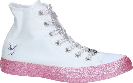 Converse - As Hi Miley - Sneaker hoog sportief - Dames - Maat 37 - Wit -  White/Pink... | bol.com