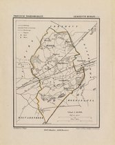 Historische kaart, plattegrond van gemeente Berkel c.a. in Noord Brabant uit 1867 door Kuyper van Kaartcadeau.com