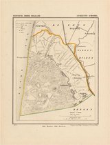 Historische kaart, plattegrond van gemeente Schoorl in Noord Holland uit 1867 door Kuyper van Kaartcadeau.com