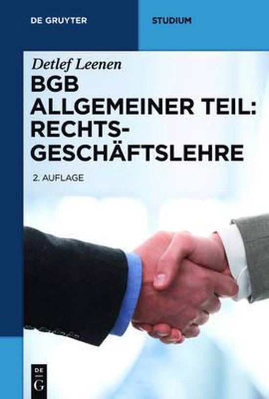 BGB Allgemeiner Teil: Rechtsgeschäftslehre - cover