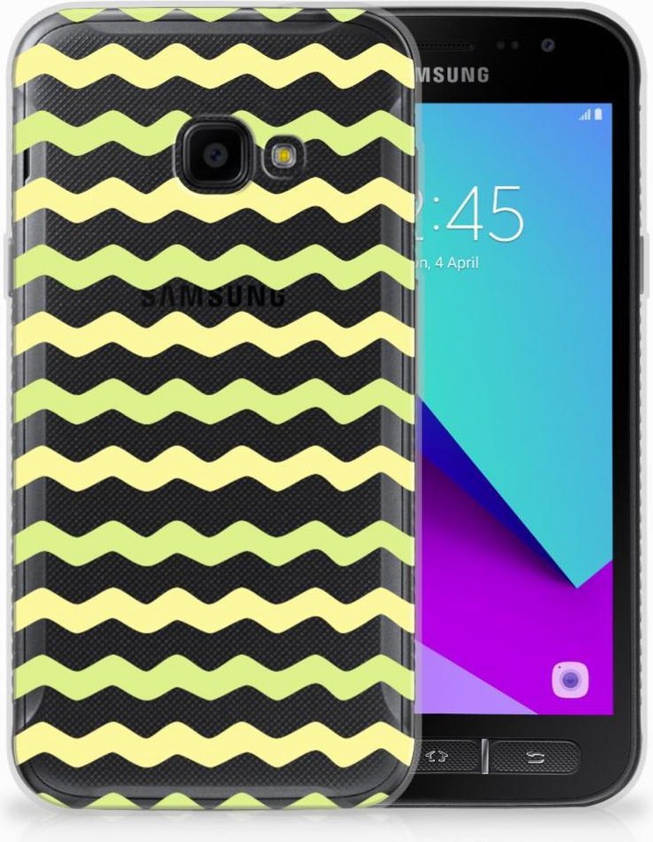 Samsung Galaxy Xcover 4 | Xcover 4s TPU bumper Waves Yellow
