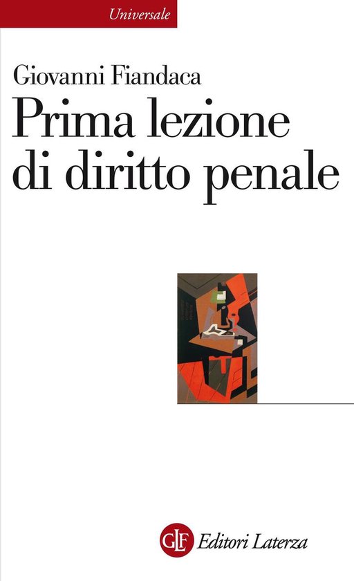 Prima lezione di diritto penale - cover