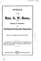 Speech by the Hon. G.W. Ross
