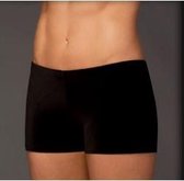 Dreamlight Velours Low Waist Turnbroekje - Zwart - Maat 6x-7