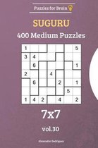 Puzzles for Brain - Suguru 400 Medium Puzzles 7x7 Vol. 30
