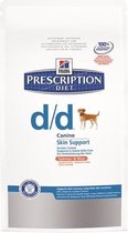 Hill's Prescription Diet Canine D/D Skin Support - Zalm & Rijst - Hondenvoer - 2 kg