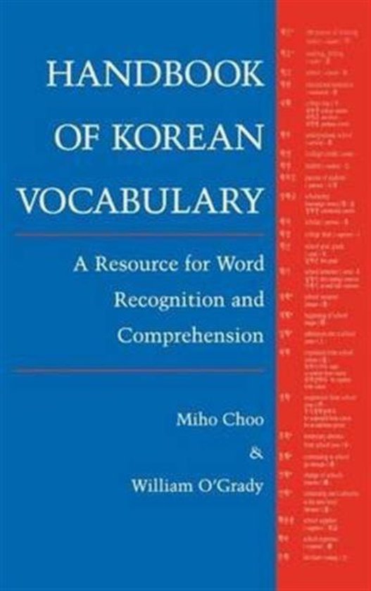 Handbook of Korean Vocabulary - cover