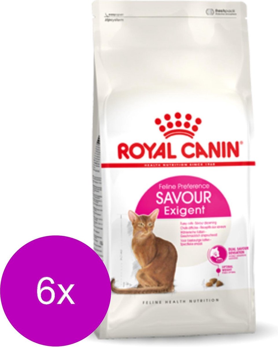 Royal Canin Savour Exigent – Kattenvoer – 6 x 400 g