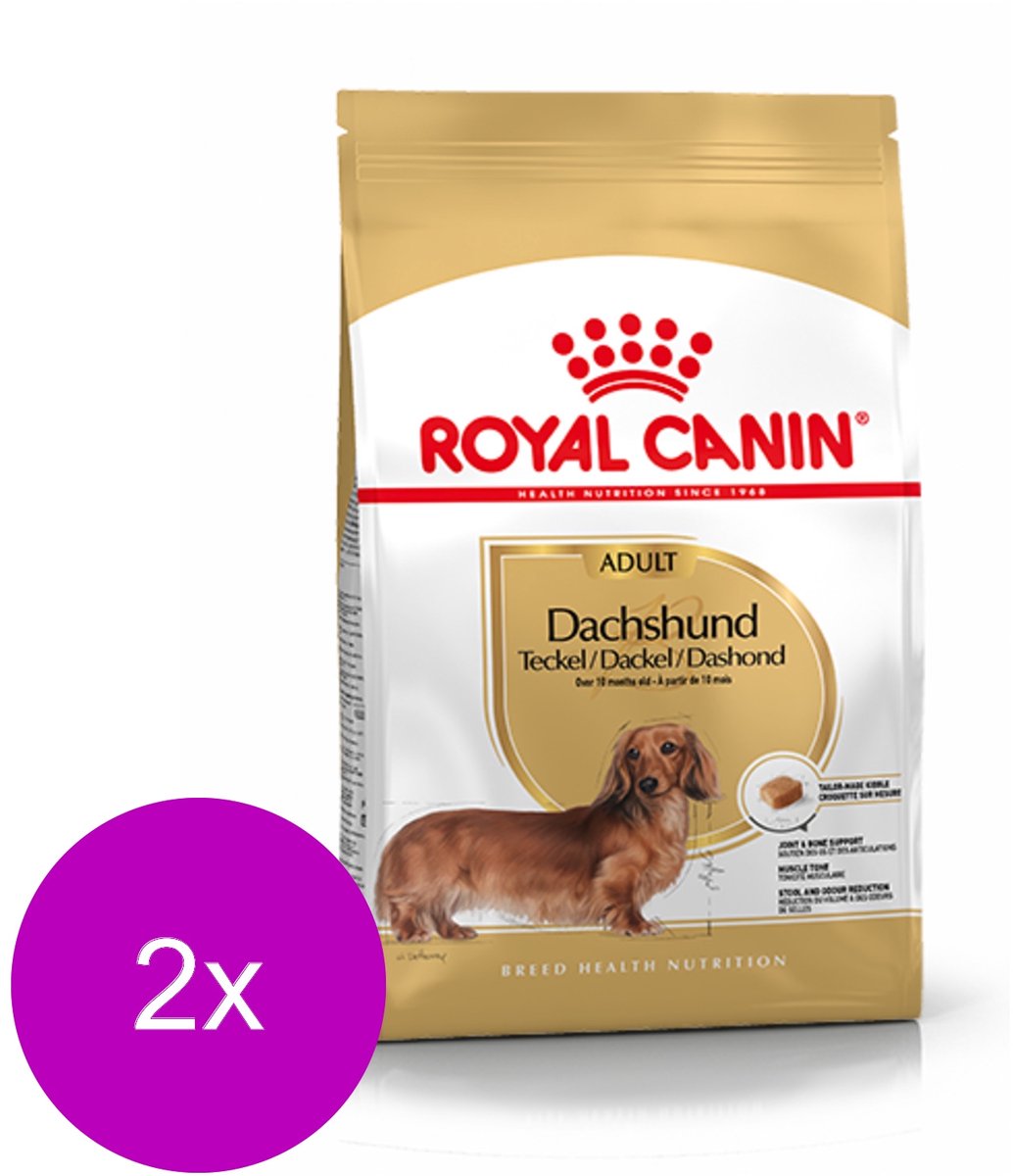 Royal Canin Royal Canin Dachshund Adult - Hondenvoer - 2 x 7,5 kg - Volwassen Teckel
