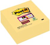 Post-it® Super Sticky Notes, Canary Yellow™, 76mm x 76 mm, 270 blaadjes/blok