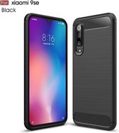 Xiaomi Mi 9 SE Hoesje - Armor Brushed TPU - Zwart