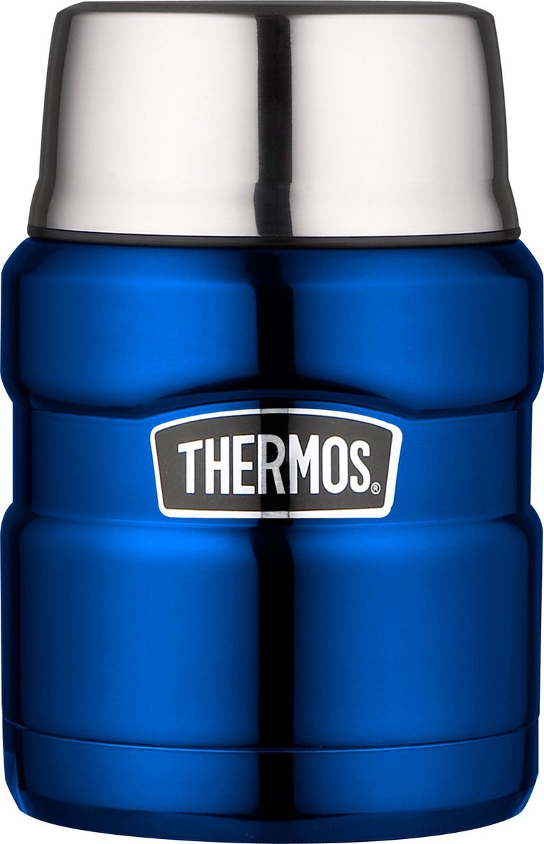 Thermos Voedseldrager King Metallic Blauw 450 ml