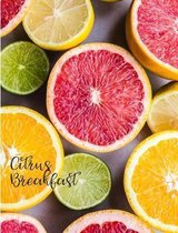 Citrus Breakfast Juicy Orange Lime Grapefruit Slices Composition Book Kari A. Notebook Composition Book