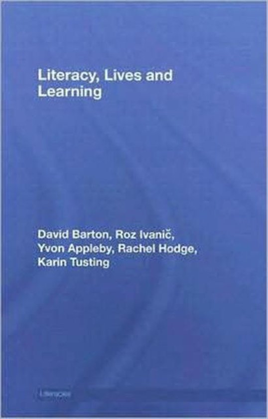 Literacies- Literacy, Lives and Learning - cover