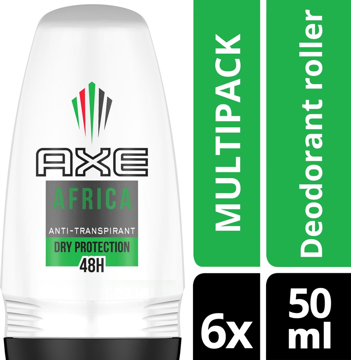 Africa Deodorant - 6 50 ml - Voordeelverpakking |