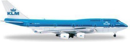 Doe mijn best mate Brengen Herpa Boeing vliegtuig KLM- B747-400 | bol.com