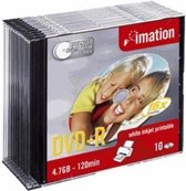 Imation DVD-R 120min/4,7 GB 10 stuks in slimcase