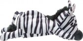 bébé-jou Donkey Zebra - Knuffel - Zwart/Wit
