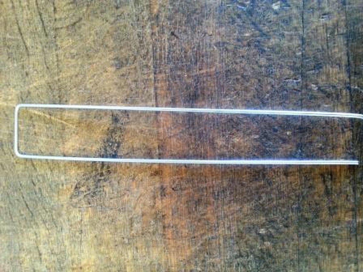 Anti worteldoekpennen - Grondpennen -gronddoekpennen - kunstgrashaken - 20 st - 30 x 5 x 30 cm - 4 mm dik