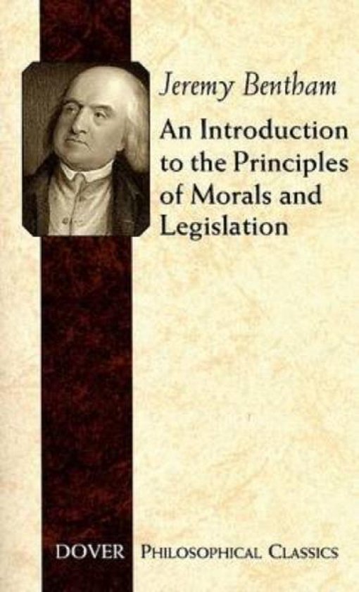 Introduction To The Principles Of Morals And Legislation - cover