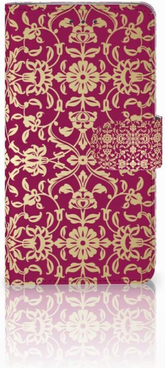 Wallet Case Samsung Galaxy J7 2016 Barok Pink