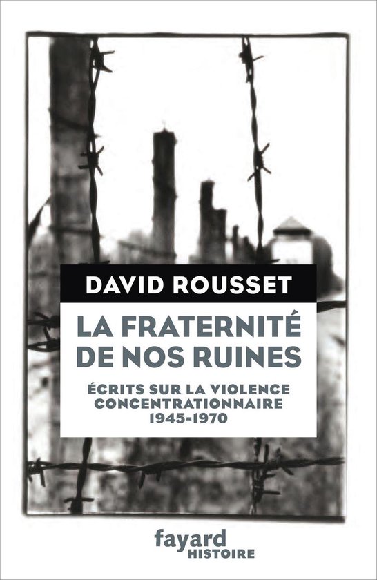 La Fraternité de nos ruines - cover