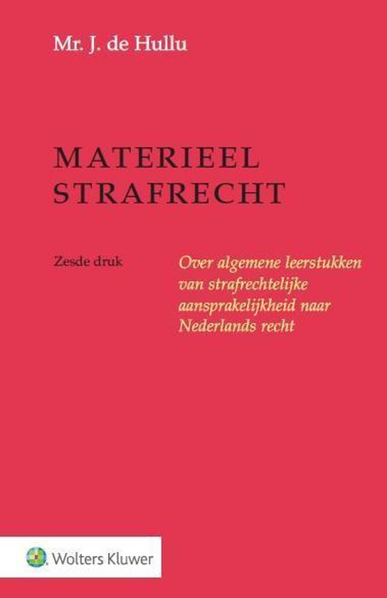 Materieel strafrecht - J. de Hullu | Do-index.org