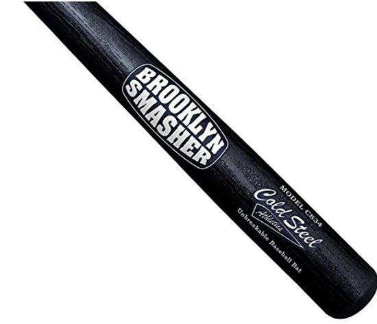 Onbreekbare Honkbalknuppel - The Smasher - 87 cm Kunststof Baseball Bat Honkbal Knuppel Onbreekbaar - Cold Steel