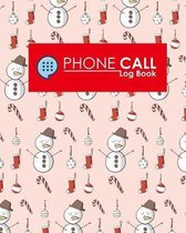 Phone Call Log Book