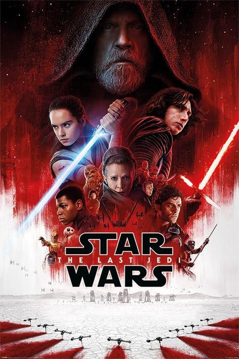 bol Wars Jedi-affiche-61x91.5cm. Star 8-The Last |