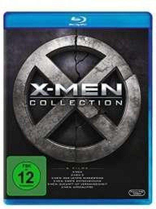 Blu-ray hoes X-Men Collection met het X-Men logo en FSK 12.