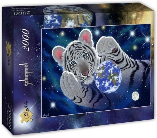 Puzzel van een tijger welpje