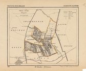 Historische kaart, plattegrond van gemeente Sluipwijk in Zuid Holland uit 1867 door Kuyper van Kaartcadeau.com