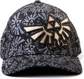 Nintendo - Zelda Flex Cap with Logo's (Black)