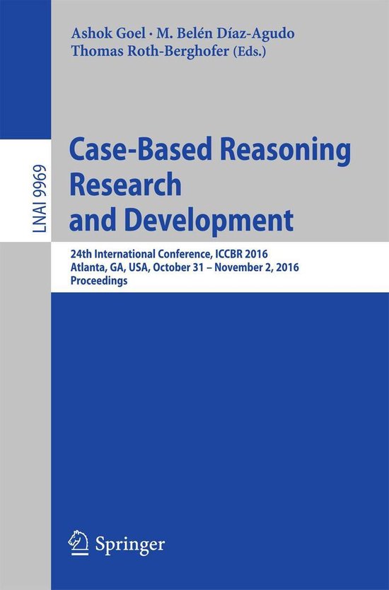 Springer Nature Proceedings Computer Science - Case-Based Re ... - cover