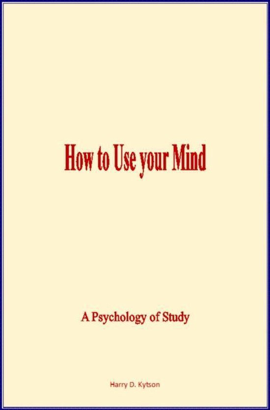 How to Use Your Mind - cover