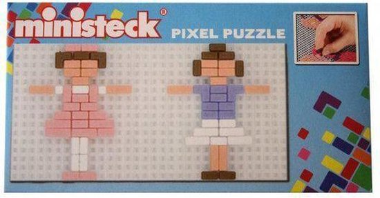 Ministeck Meisjes mini pixel puzzle | bol.com