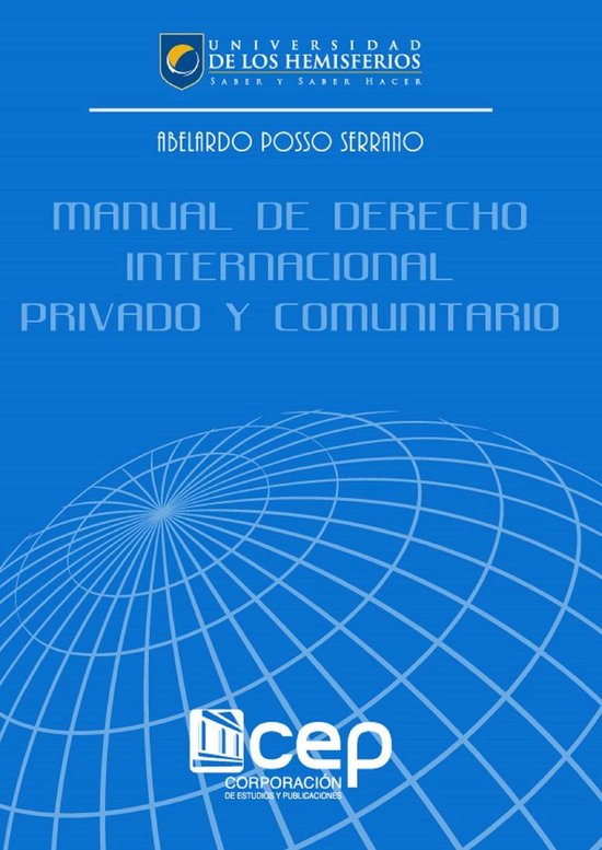 Manual de Derecho Internacional Privado y de Derecho Comunit ... - cover