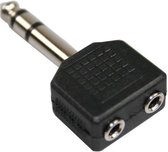Hoofdtelefoon Verloopplug 6,3 2 X 3,2