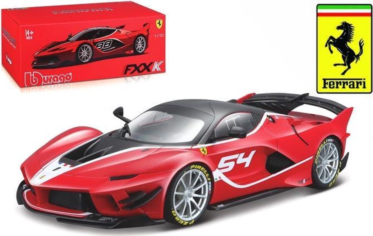 Ferrari Fxx-K Evo Nr# 54 Rood 1-18 Burago Signature Series