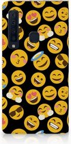 Geschikt voor Samsung Galaxy A9 (2018) Standcase Hoesje Design Emoji