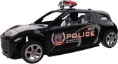 Lg-imports Politieauto Zwart 15 Cm