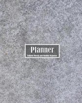 Planner Undated Weekly and Monthly Organizer
