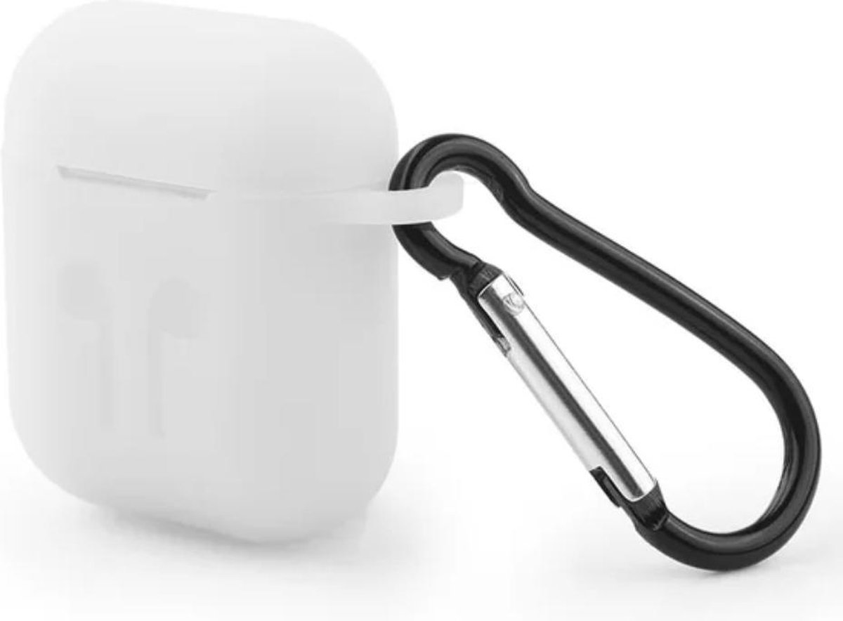 Siliconen hoesje voor Apple AirPods - Wit