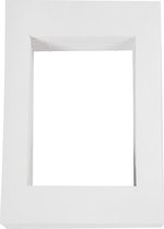 Creotime Passepartout lijsten, afm 19,8x28 cm, wit, A5, 100 stuks