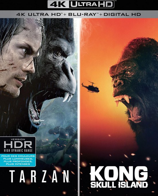 The Legend of Tarzan & Kong: Skull Island (4K Ultra HD Blu-ray)