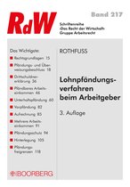 Recht der Wirtschaft 217 - Lohnpfändungsverfahren beim Arbeitgeber