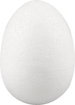 Styropor eieren, h: 7 cm, Styropor , 50 stuks