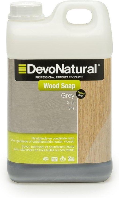 DevoNatural Wood Soap Grey / Houtzeep - 2 liter