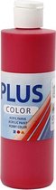 Plus Color Acrylverf - Verf - 250 ml - Berry Red